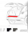 Für  Skoda Yeti (ab BJ 2009 für Modelle mit lackiertem Stoßfänger und Faceliftmodelle ab 2013)   Ladekantenschutz Folie