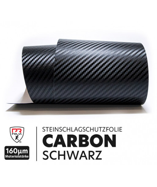Ladekantenschutz Lackschutzfolie 160µm 3D Carbon schwarz Lackschutzshop Schutzfolie in 3D Carbon Black passend für Fahrzeug Modell Siehe Beschreibung 