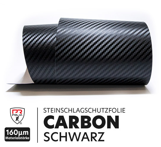 Carbon Folie Lackschutz-Folie Auto-Folie Steinschlagschutzfolie schwarz