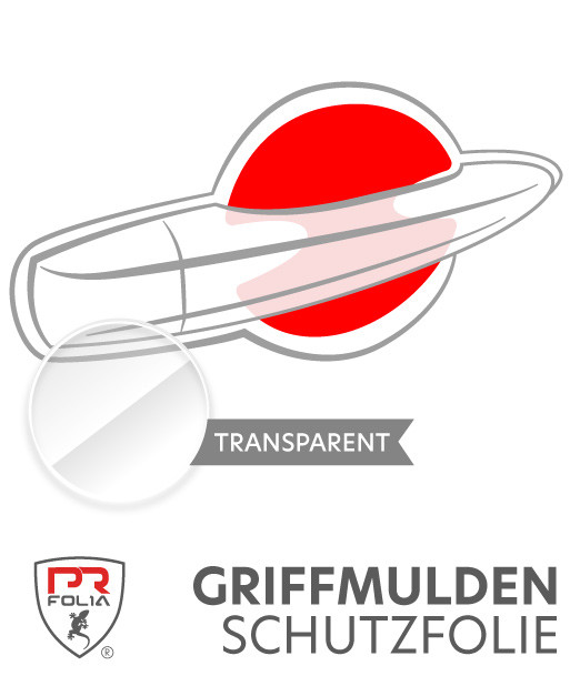 SHOP  Griffmulden Lackschutzfolie für Nissan Qashqai (Typ J12 Ab Bj.  06/2021) Einstiegsleisten Transparent (150µm)