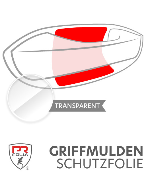 SHOP  Griffmulden Lackschutzfolie für VW ID.3 (ab Bj. 2020)  Einstiegsleisten Transparent (150µm)