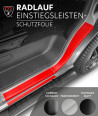 Für Renault Trafic III / 3 (Ab Bj. 2014) passende Radlauf-Schutzfolie und Einstiegsleisten-Schutzfolie