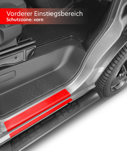 Für Opel Vivaro B (ab Bj. 2014) passende Einstiegsleisten-Schutzfolie