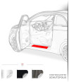 Für Seat Leon SC (Typ 5F ab Bj.2013) passende Einstiegsleisten Lackschutzfolie