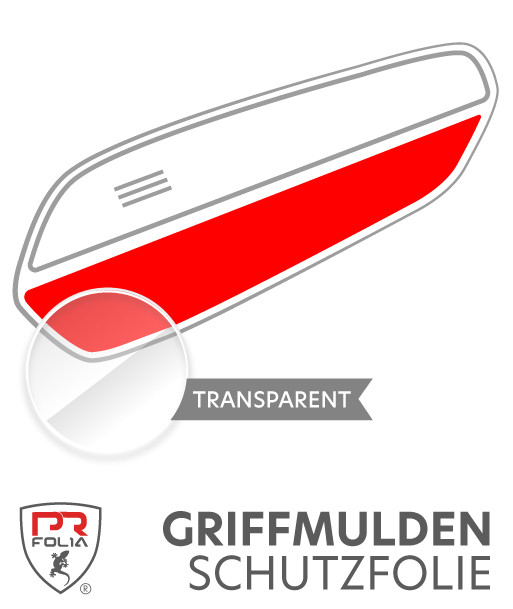Für BMW 2er / Coupe M2 (Typ G87 ab Bj. 04/2023) - passgenaue Griffmulden Lackschutz Folie