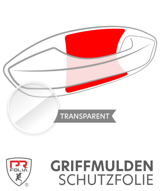 Für VW Tayron (ab Bj. 01/2025) - passgenaue Griffmulden Lackschutz Folie