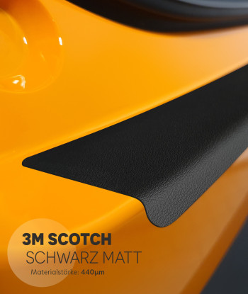 Für VW Tayron ab Bj. 01/2025 passgenaue 3M Ladekantenschutz Folie Schwarz matt